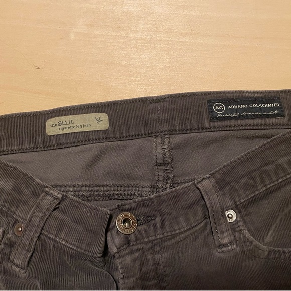 AG Adriano Goldschmied the Stilt cigarette leg jean size 28R - Picture 3 of 5